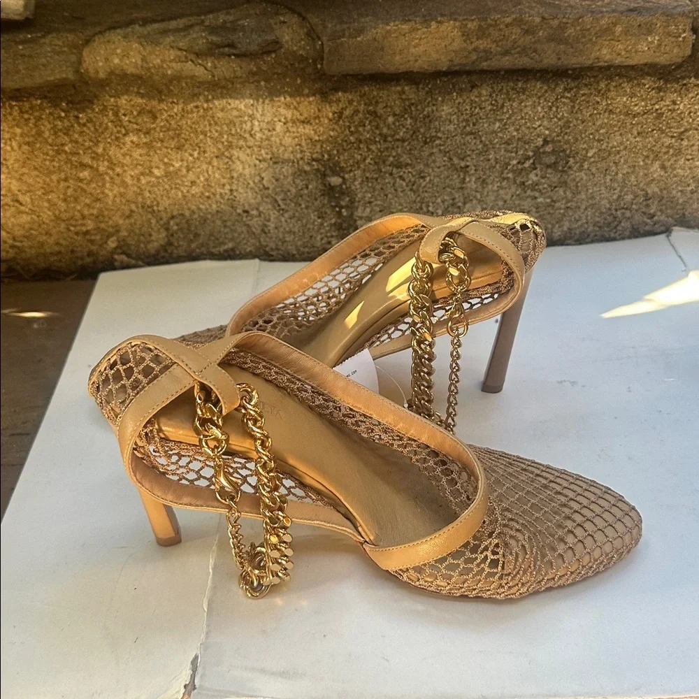 Bottega Veneta Mesh Chain Details Pumps - Picture 7 of 10